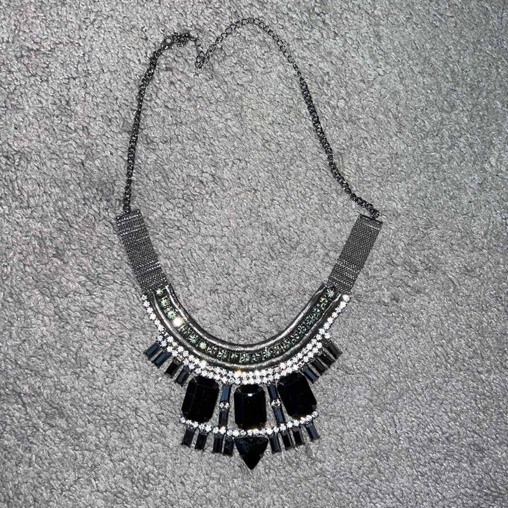 Express rhinestone necklace